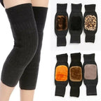 (1Pair) Knee Warmer Woolen Knee Cap For Men And Women (random Design)