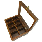 8-Rack Spice Box, Wooden Organizer, for Kitchen Essential