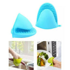 1 Pair Silicone Heat Resistant Glove Clips – Non-Slip Pot & Bowl Holders, Cooking & Baking Oven Mitts