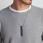 Pack Of 2 Boys Bar Necklace Materials