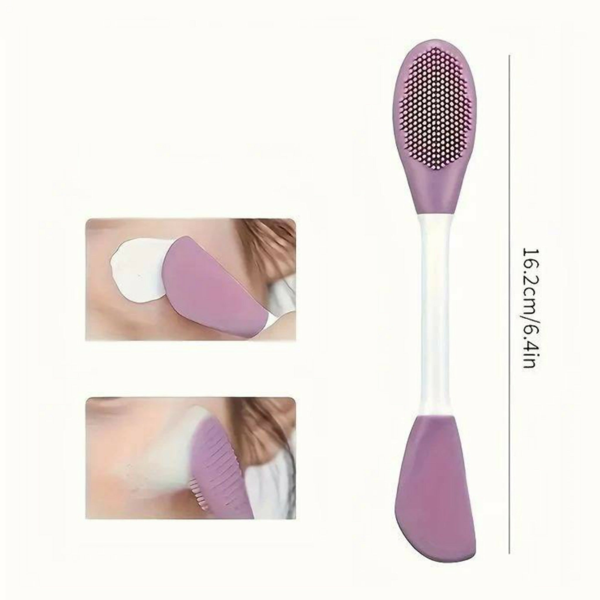 Silicone Facial Cleanser Brush 1 PCS – Soft Face Cleansing & Exfoliating Brush | Deep Pore Cleaning Tool | Random Color