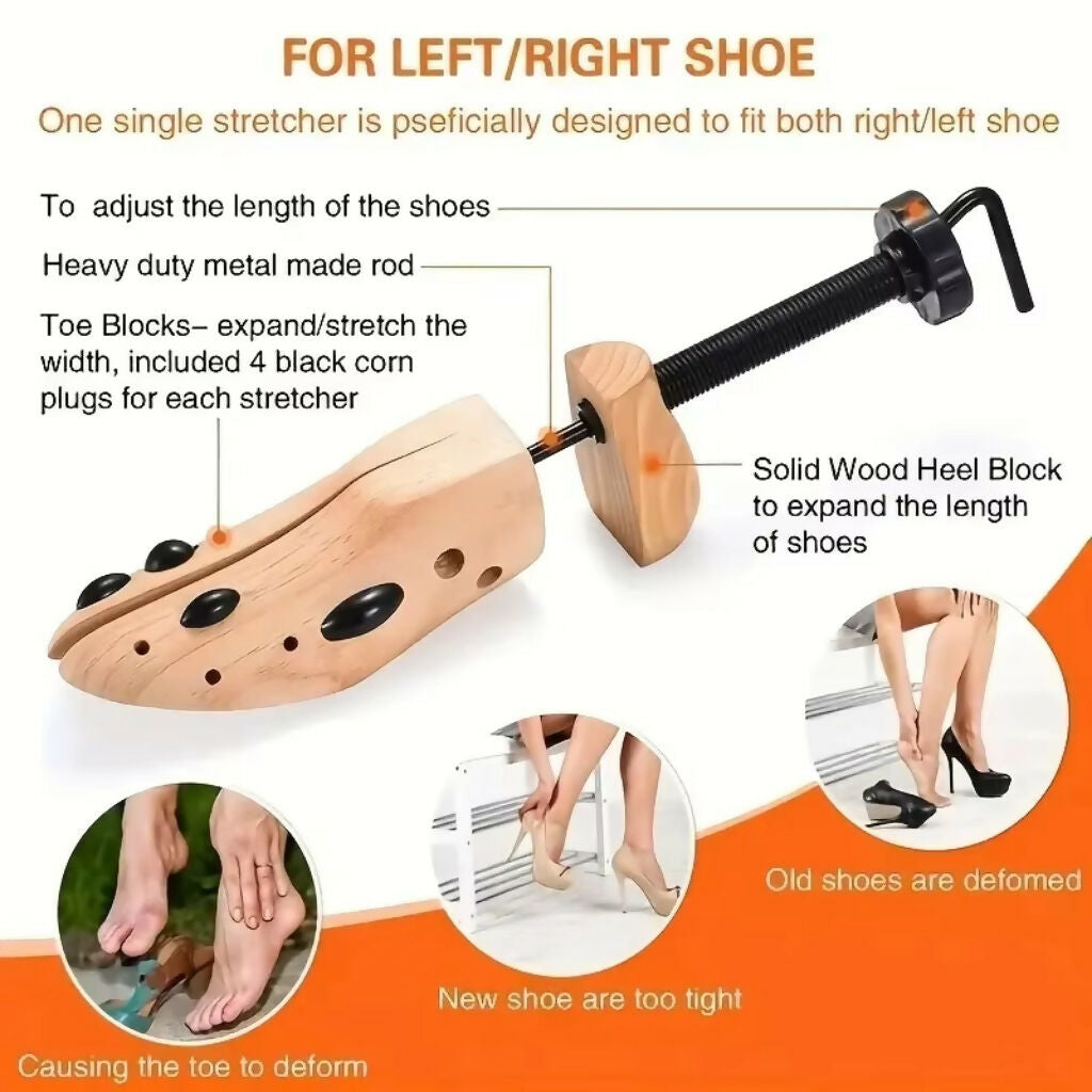 Say Goodbye to Tight Shoes Shop Shoe Stretchers at