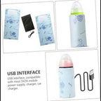 Portable USB Baby Bottle Warmer – Universal Insulated Milk Heater Sleeve for Travel & Home