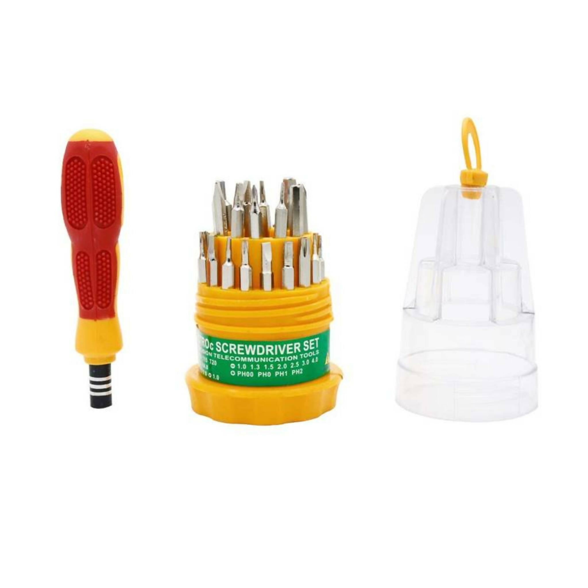 31-Piece Stainless Steel Screwdriver Set