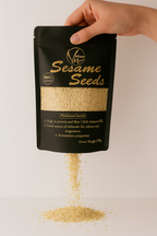 Pure Sesame Seeds – Nutrient-Rich Superfood for Cooking, Baking & Wellness (250g)
