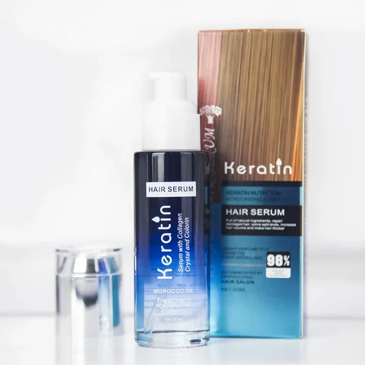 Keratin Nutrition Hair Serum | Straightening & Color Protection | 80 ml