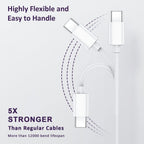 V5A Type-C Cable, Fast Data Cable Safety