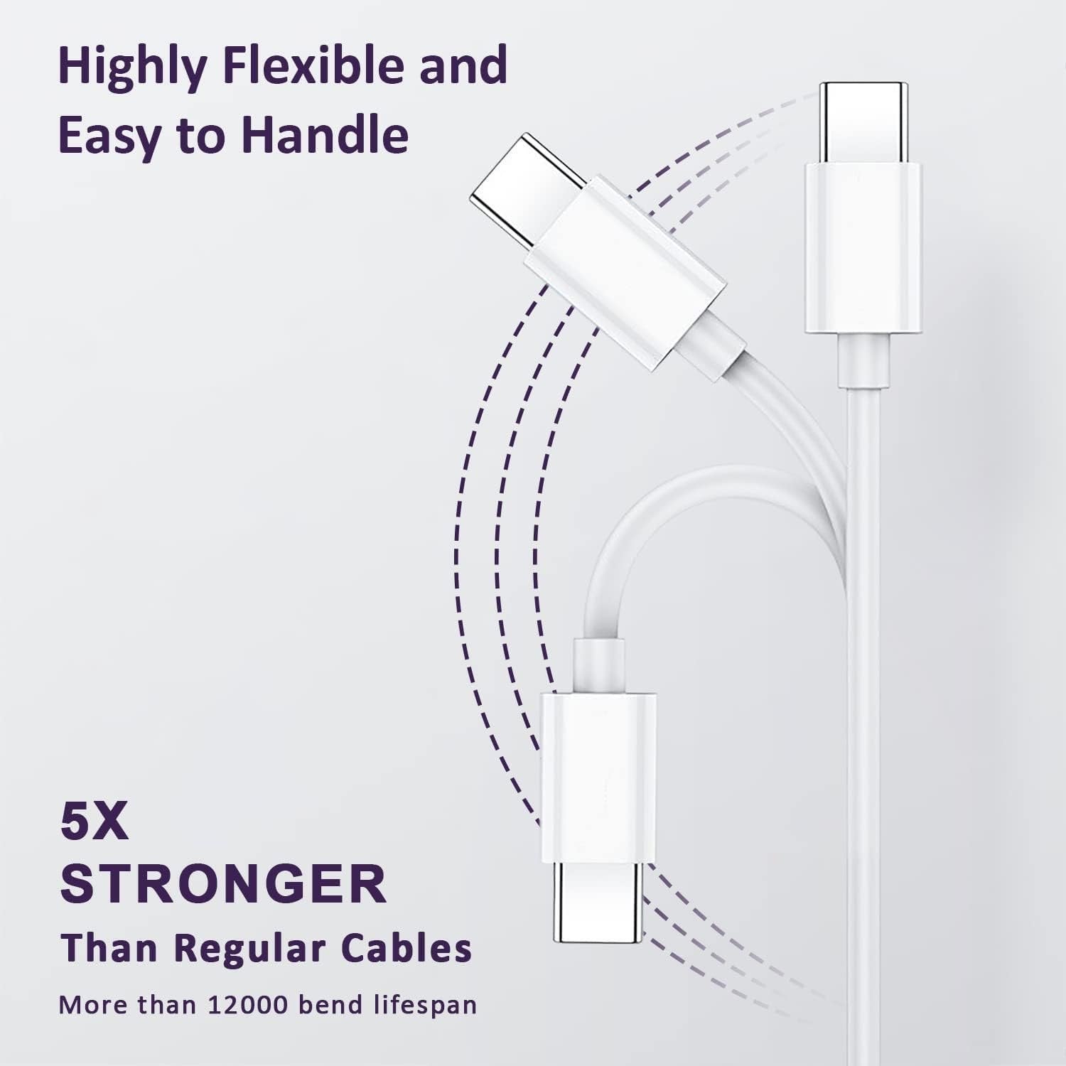 V5A Type-C Cable, Fast Data Cable Safety