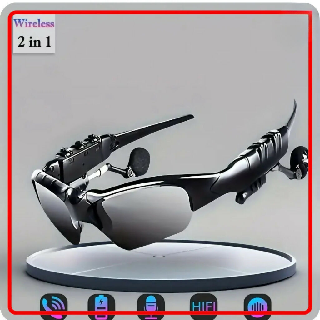 Smart Bluetooth Audio Sunglasses 5.0, Wireless Music & Calling Glasses