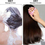 Scalp Massager – Soft Silicone Shampoo Brush for Deep Scalp Care & Hair Cleaning
