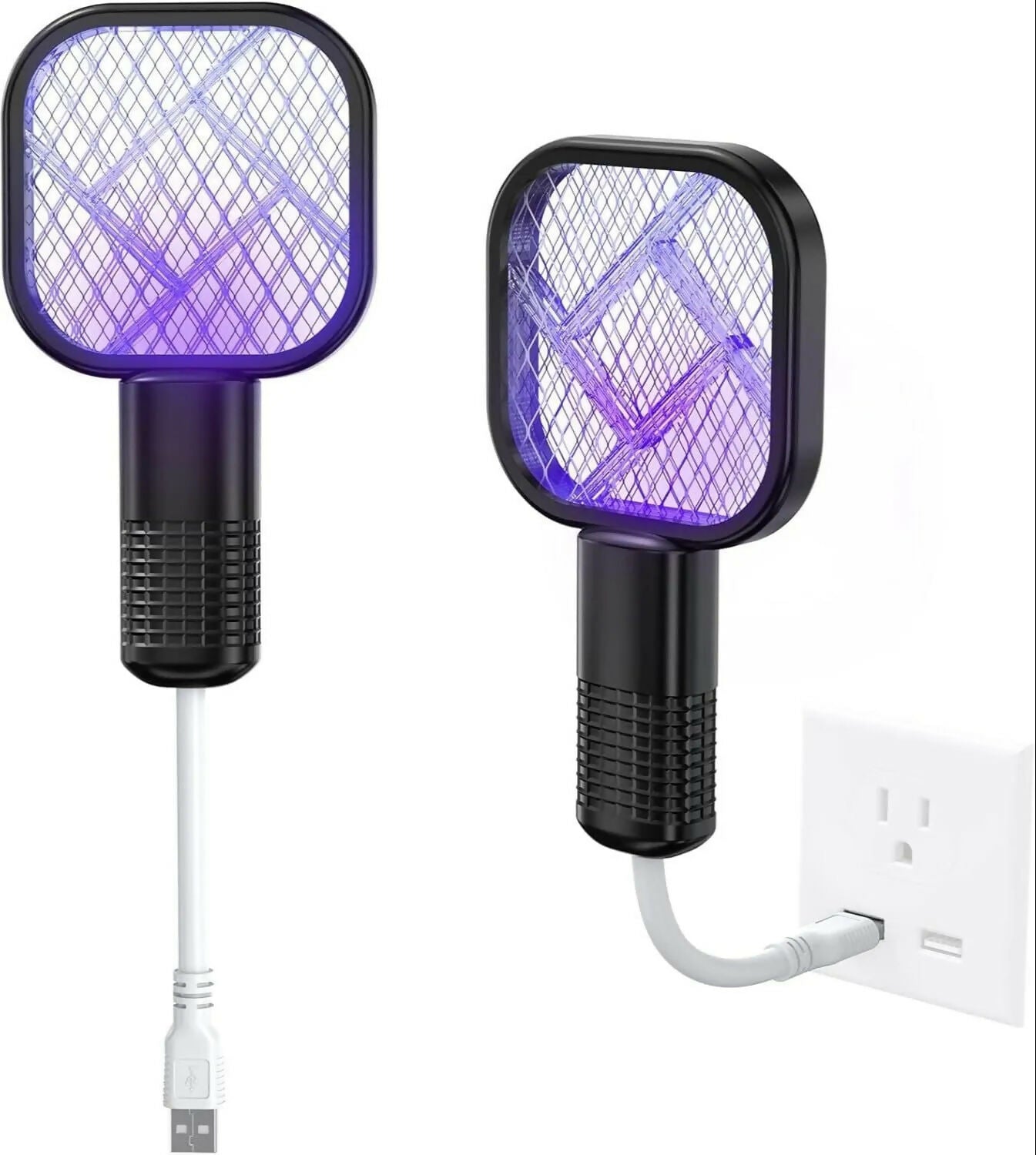 USB Rechargeable Mosquito Killer Racket | Portable Mosquito Repellent Racket With UV Light For Home Office Use
