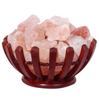 Pink Crystal Basket Lamp