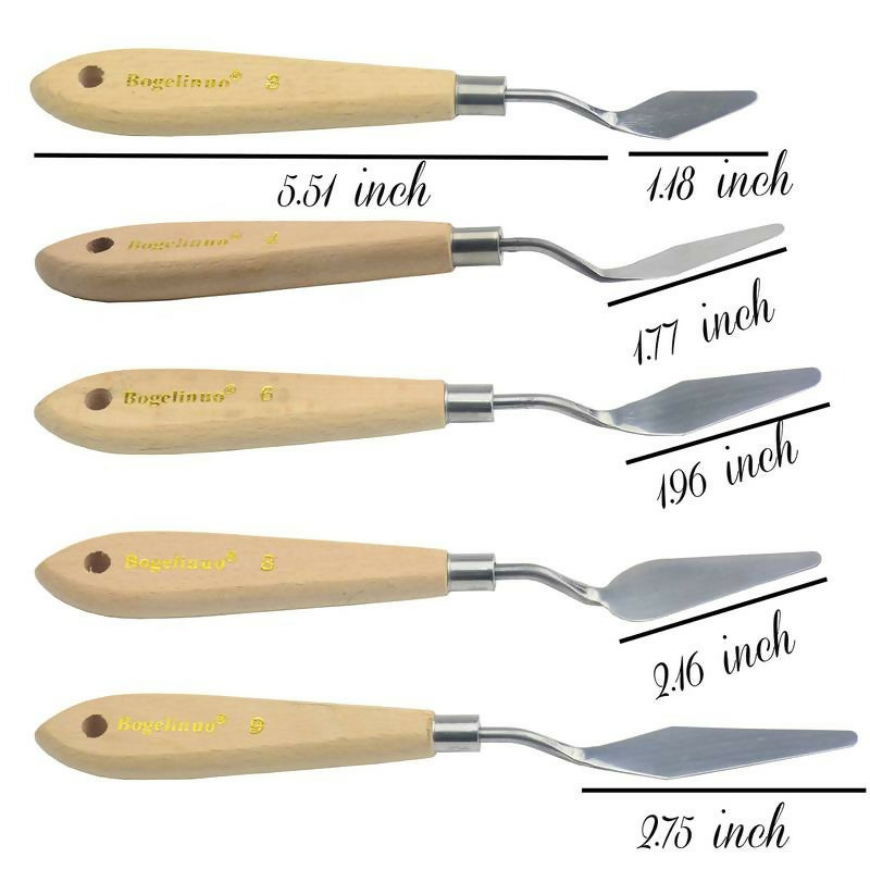 5Pcs Small Palette Knife
