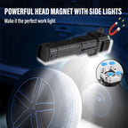 Multi-functional LED Flashlight ,torch ( Rechargeable ) with box (random Color)