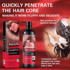 Smooth shampoo texture spreads easily and rinses without heavy residue.