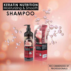 Practical large bottle designed for regular home hair care use.