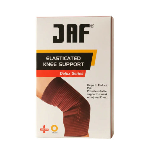 Elasticated Knee Support, Deluxe Comfort & Stability, for Daily Use