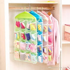 16-Pocket Multifunction Hanging Storage Bag | Door & Wall Mounted Closet Organizer | Random Colour