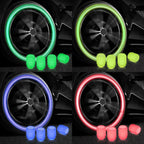Fluorescent Tire Valve Stem Caps for Cars Bikes and Motorcycles