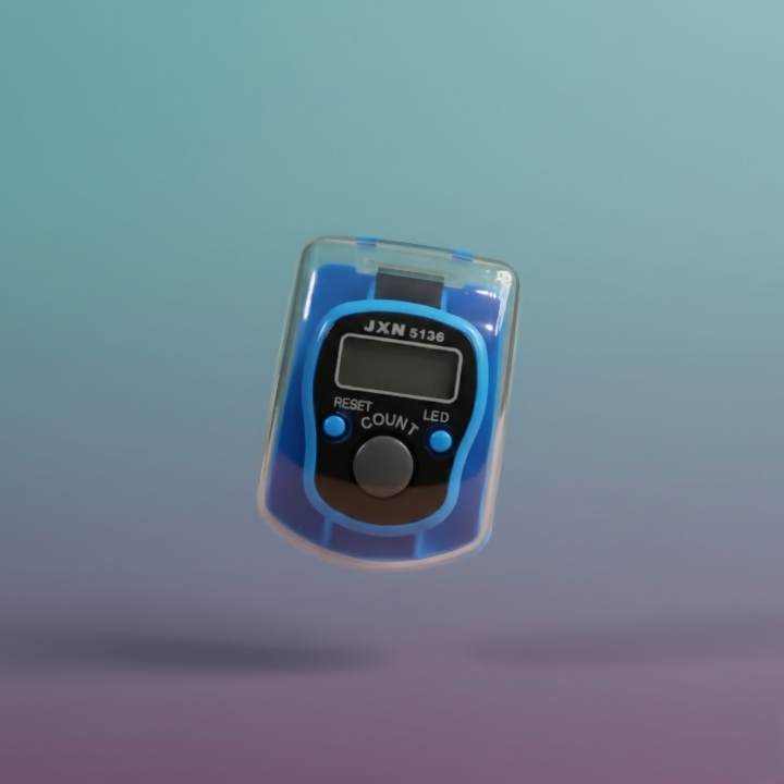 Digital Tasbeeh Light Counter With Hand Ring Finger Tally Electronic Tasbih