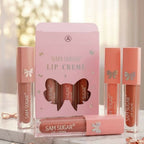 Sam Sugar Matte Liquid Lipsticks Pack of 4 | Long-Lasting Multi-Shade Lip Color