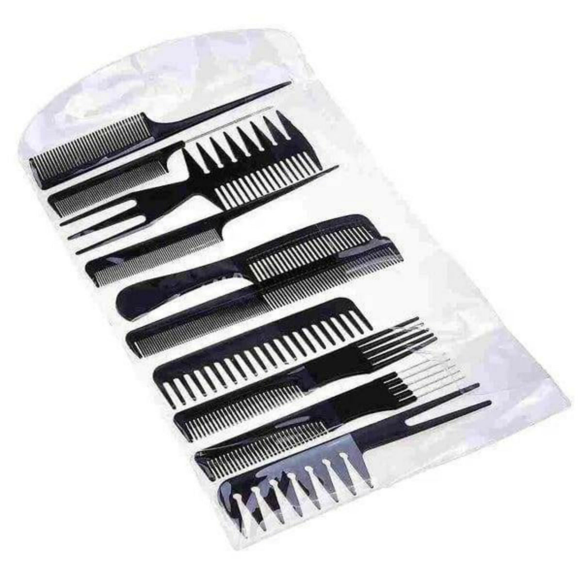 10 Pcs Professional Hair Styling Comb Set | Barber & Salon Hairdressing Combs Kit