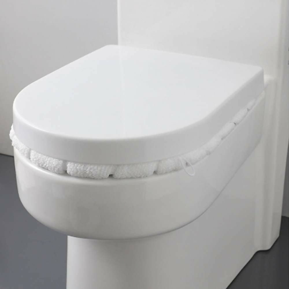 Universal Soft-Touch Cushioned Toilet Seat Cover – Machine Washable Plush Comfort