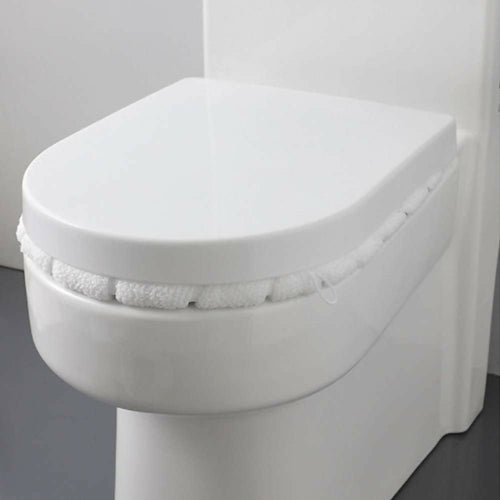 Universal Soft-Touch Cushioned Toilet Seat Cover – Machine Washable Plush Comfort