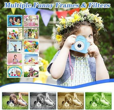 Children Mini Digital Camera Can Take Pictures Video Small Sir Toys | Kids Camera, Digital Video Camera for Kids, Christmas Birthday Gift for Boys & Girls – Random colors