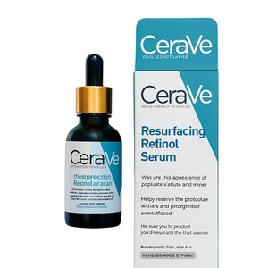 Cerave Resurfacing Retinol Serum, Gentle Face Serum, for Smoother Skin Texture