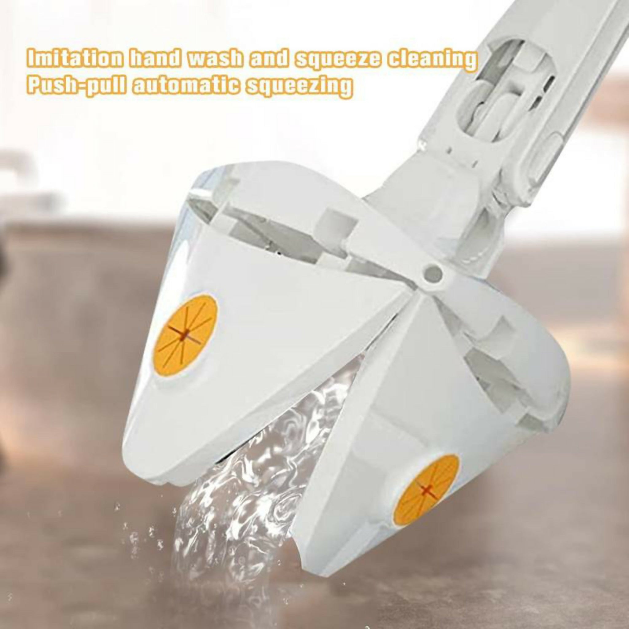 Royal’s Triangle Microfiber Mop – Self-Wringing Floor Dust Mop