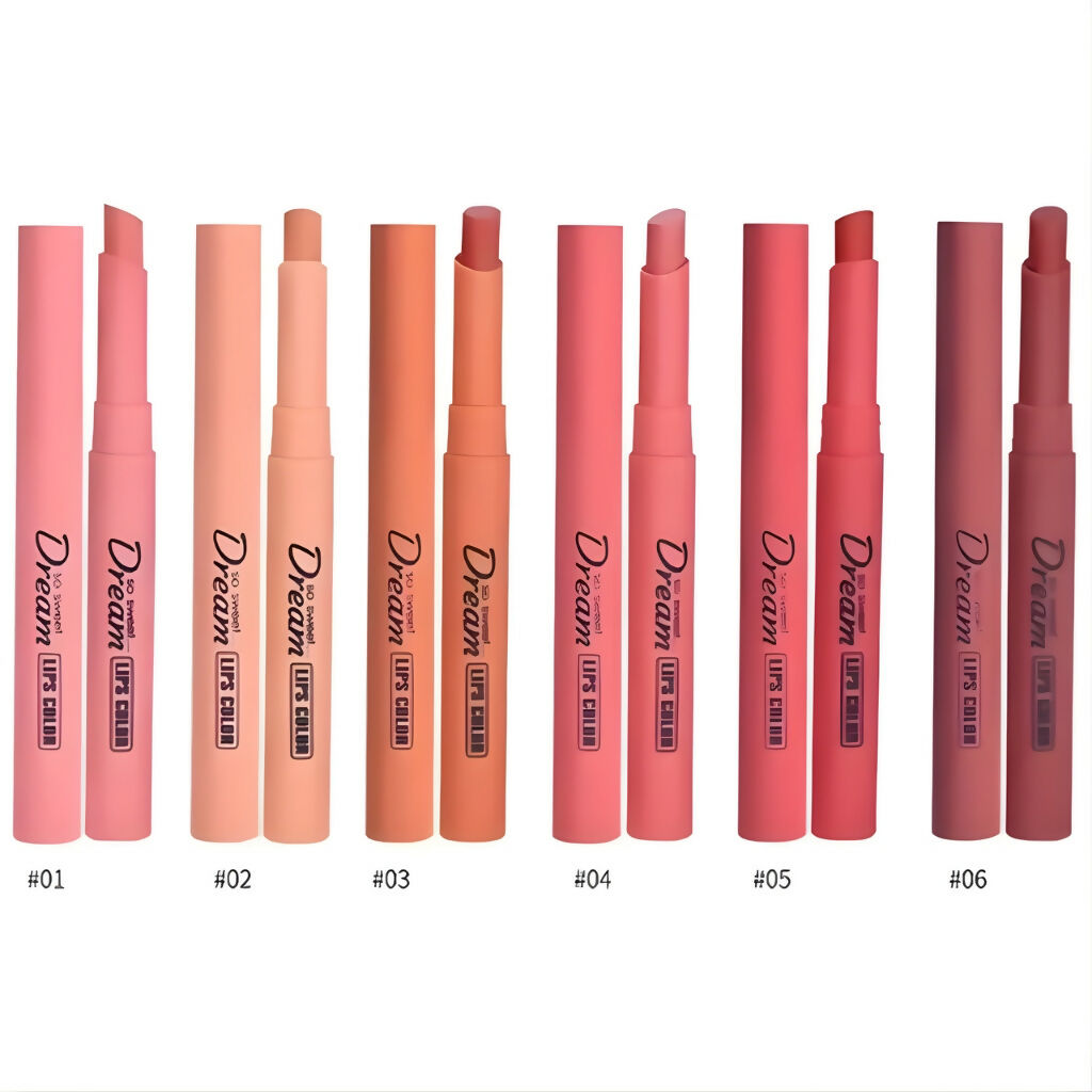 Matte Dream Lipstick Set, Long-Lasting Waterproof Nude Shades