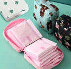 Women Portable Pouch Napkin Cosmetic Bags Organizer