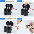 Motorcycle Handlebar Phone Charger Waterproof USB Power Adapter 12V 2.0A With Switch And Cigarette Lighter For GPS Navigation DVR