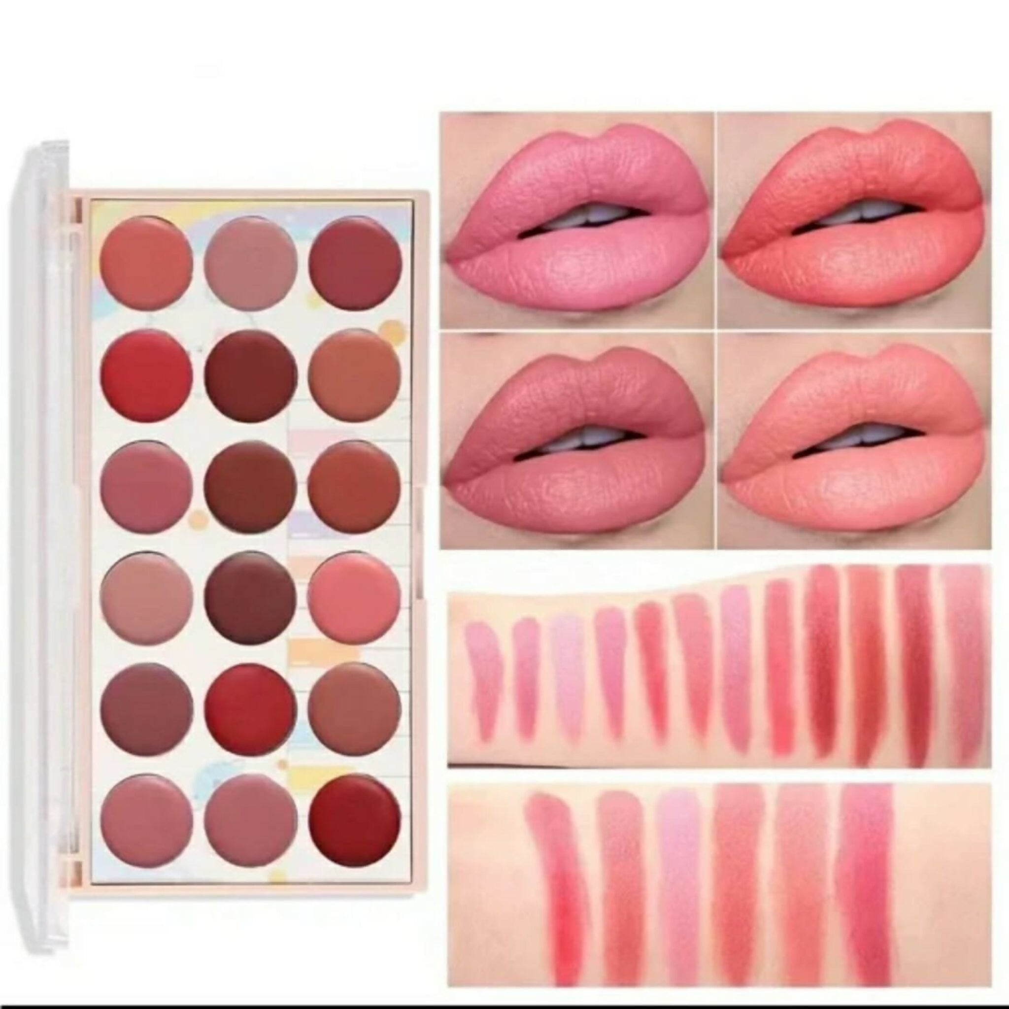 Moccallure Professional 18-Colors Lipstick Kit