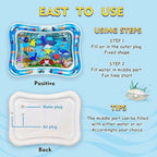 Inflatable Leakproof Tummy Time Water Mat for Kids