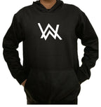 Full Black Hoodie WA Print