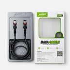Airox USB Type-C to Type-C 60W Fast Charging Data Cable – Black