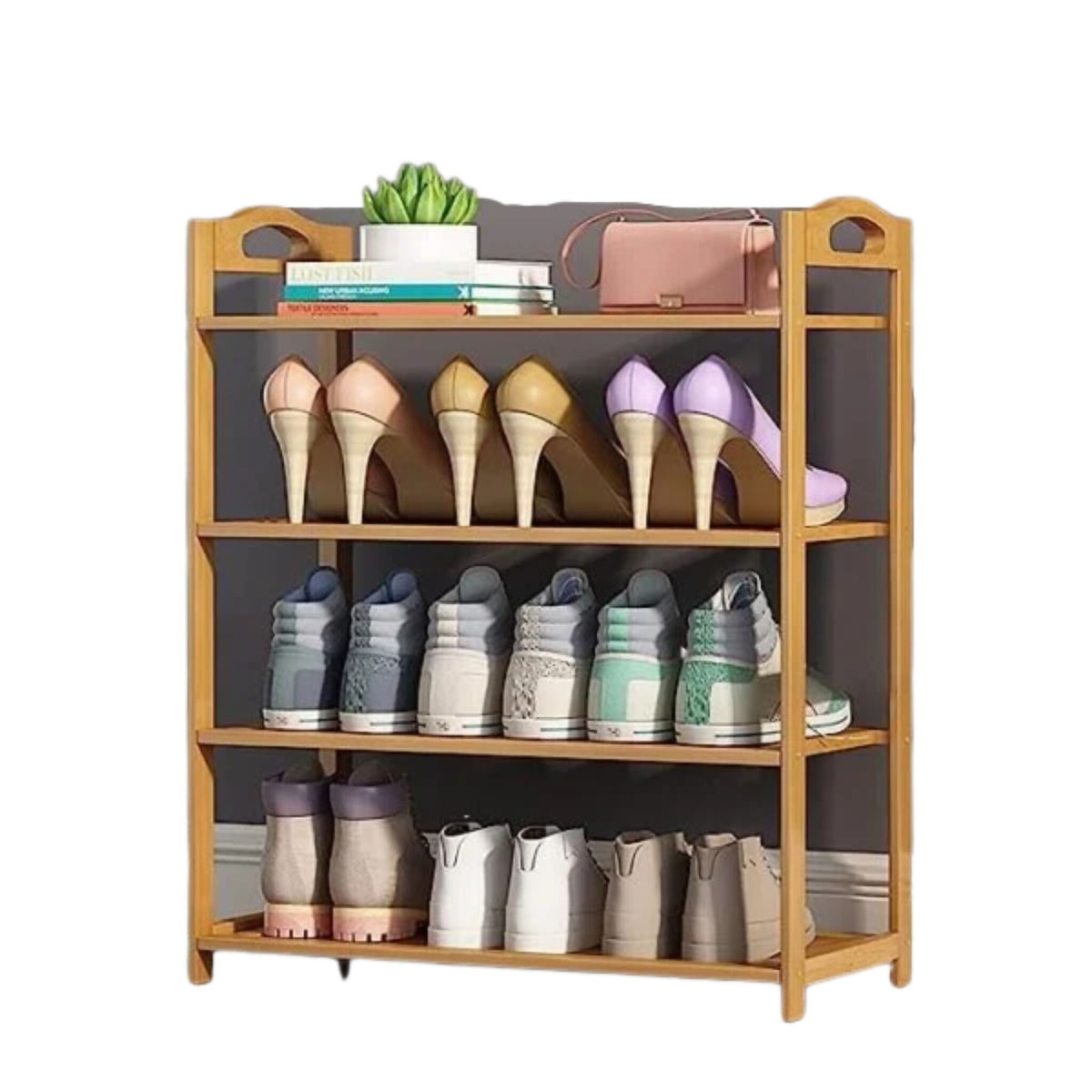 Stylish Bamboo Shoe Rack, Organize with Ease – Action WebStore