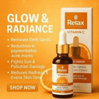 Relax Vitamin C Daily Serum – 30ml | Visibly Brightens, Evens Skin Tone, and Reduces Aging Signs for a Radiant, Youthful Glow