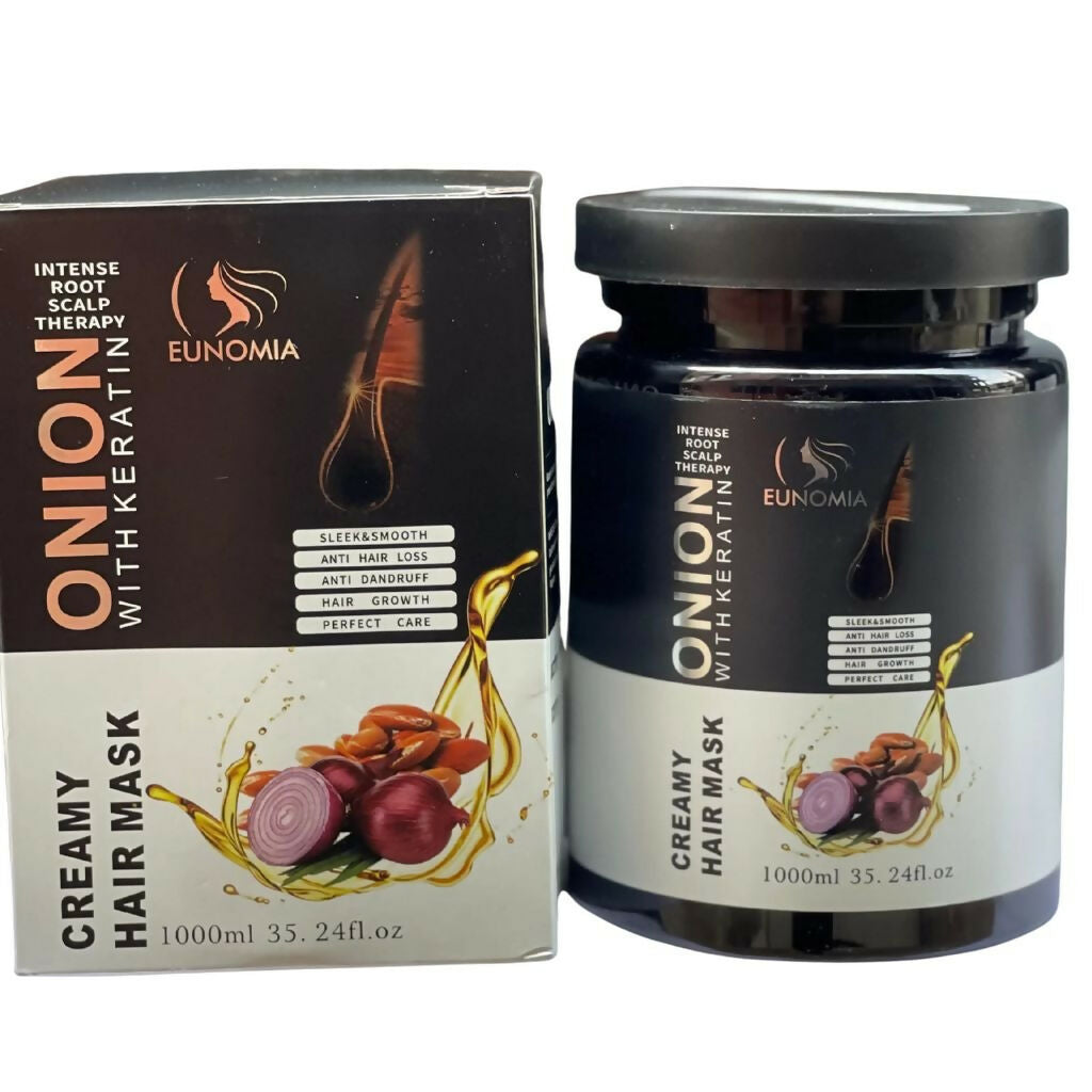 Onion Creamy Hair Mask 1000ml, Deep Nourishment & Repair