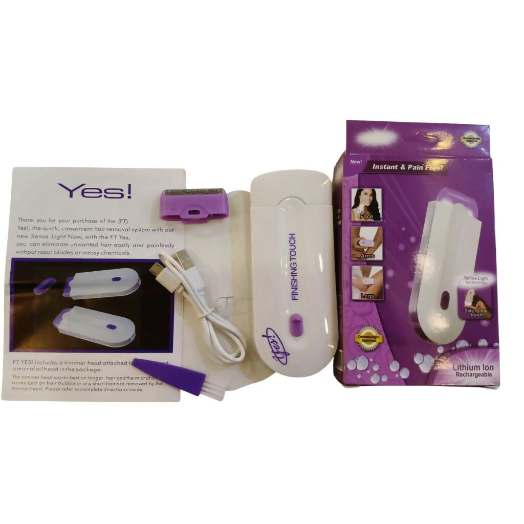 Portable Rechargeable Hair Remover, Gentle and Painless