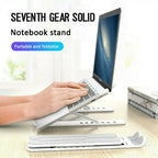 New High Quality Laptop Stand Adjustable Portable Laptop Stand For Desk Foldable Plastic Non Slip Stand For Laptop And Tablet