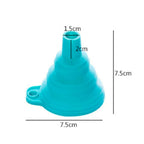 Silicone Oil Funnel Kitchen Liquid Oil Dispensing Tool – Reusable Oil Pouring Funnel (Random Color)