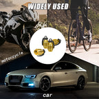 Grenade Tyre Air Valve Nozzle Caps for Car and Bikes - Pack of 2