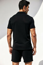 New Trendy Black Tracksuit for Men – Premium Comfortable Sports & Casual Wear Set Large