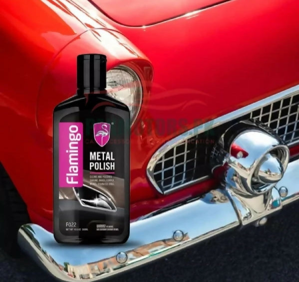 Flamingo Metal Polish 300ML – Multi-Surface Metal Cleaner & Shine Restorer for Chrome, Brass, Copper & Stainless Steel