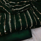 Chiffon Moti Collection, Embroidered Handwork Shirts & Dupattas