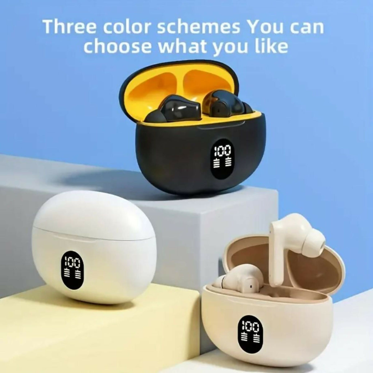 Pro 3rd Generation TWS Wireless Bluetooth Earbuds with Digital Battery Display