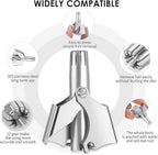 Mini Portable Stainless Steel Nose Hair Trimmer – Manual Safe Grooming Tool for Men & Women